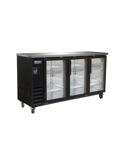 Ikon IBB73-3G-24 Back Bar Refrigerator Swing Doors